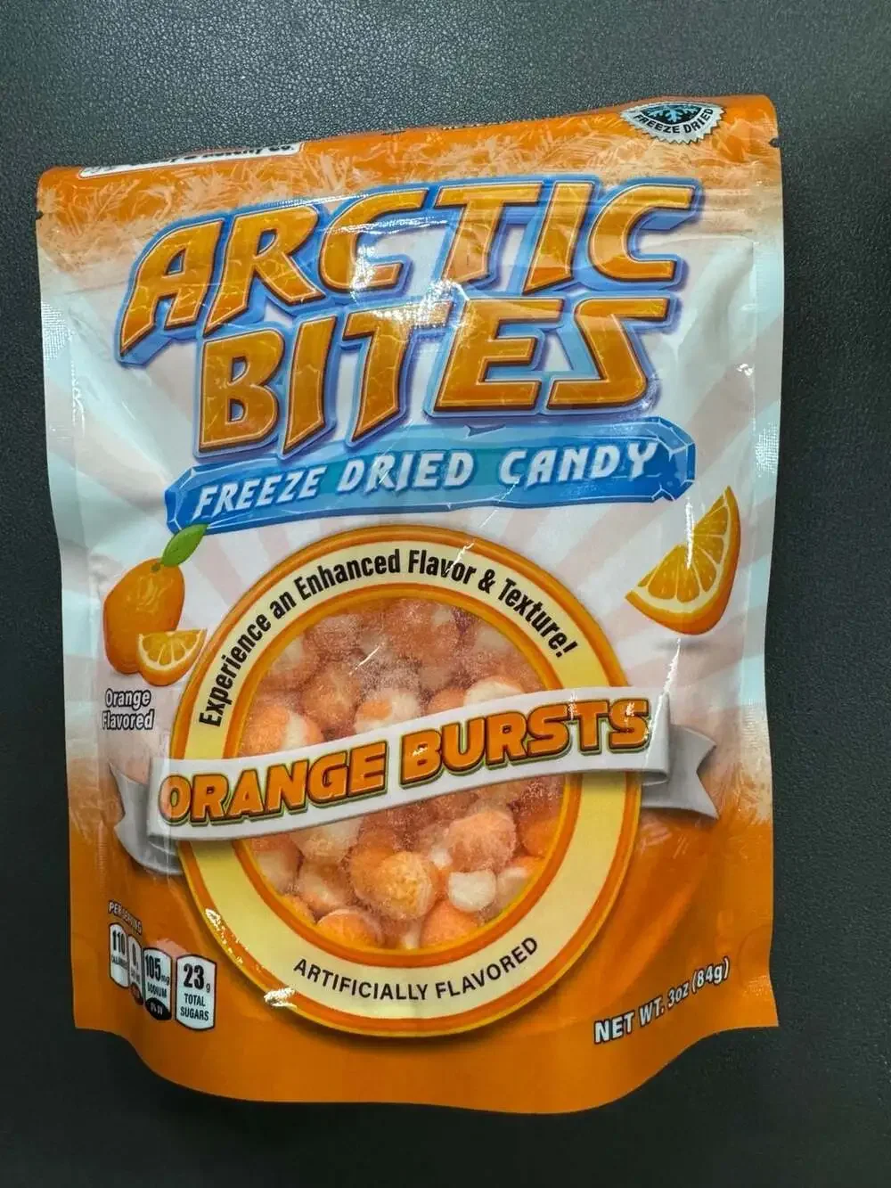 Arctic Bites Freeze Dried Candy Orange Bursts 3oz